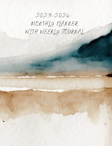 2023-2024 Monthly Planner With Journal