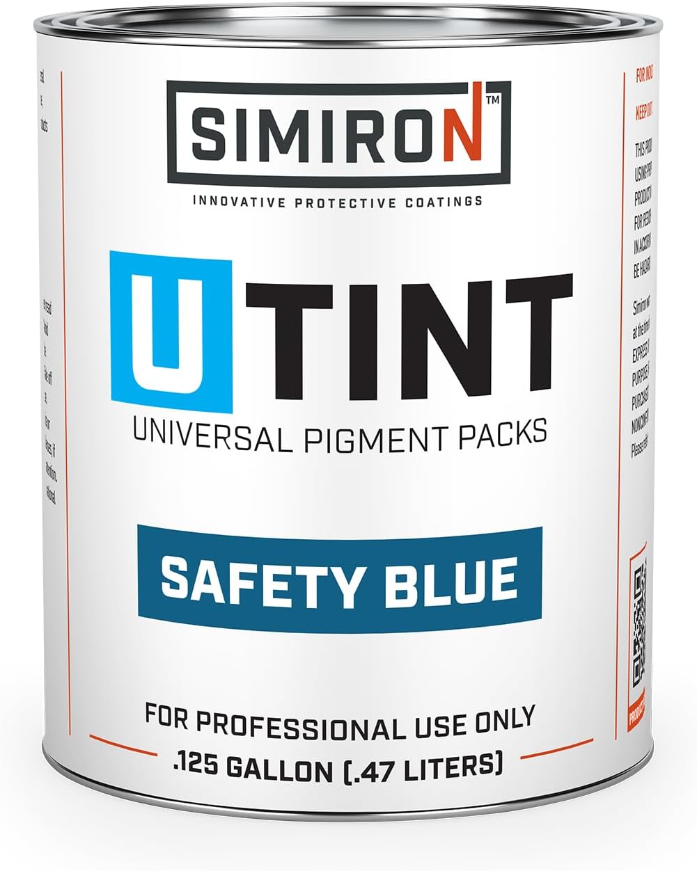 U-TINT 16oz Universal Pigment Packs - Add to Epoxy Resin, Epoxy Primer, Moisture Vapor Barrier, Polyaspartic, Polyurea - Professional Grade, Zero VOC, Easy-to-Mix (Deck Gray)