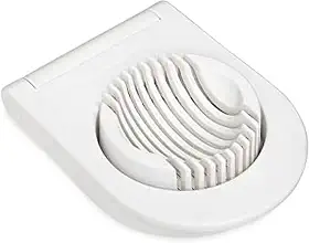 KitchenAid Cortador de ovo clássico com fios de aço inoxidável, 21 cm, branco