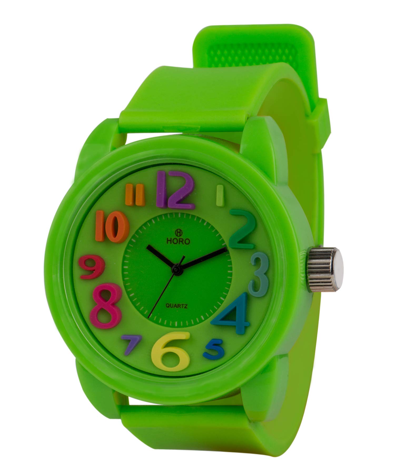 HORO (Imported Analog - Green Dial Kids Watch- 33x30mm (Quartz Movement - Green Resin Case) (B01LARQTBK) Amazon Price History, Amazon Price Tracker