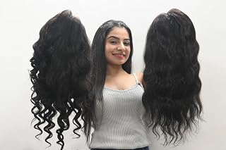 ORIENTAL Hairs Chemo Wig – Silk Base Parting - Full Head Wig with Out Bangs – Human Hairs - Natural Black, Length - 20 inch Price In India