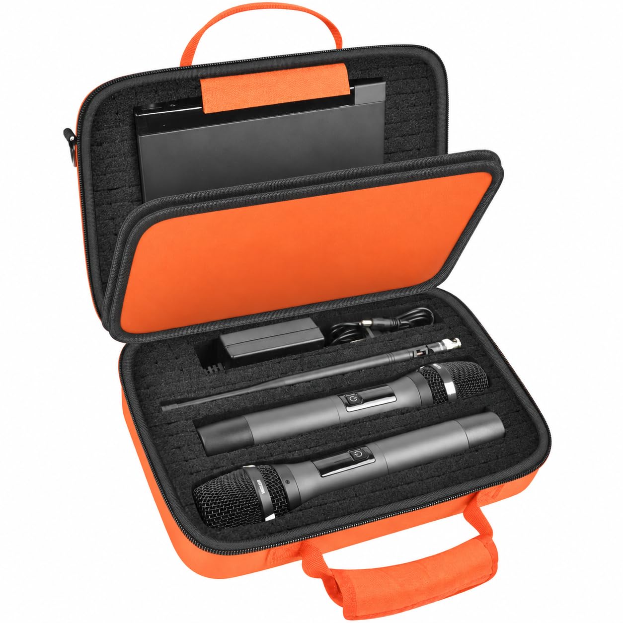 ANKHOH Microphone Case for JBL Wireless Mic Systems, Receiver DarkOrange