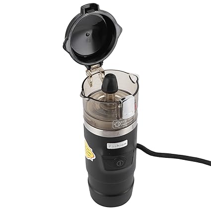 Portable Coffee Machine, Electric Car Coffee Machine, Coffee Machin Alarm Protection System for Car Features Automatic with Multi Pressure Protection Device'