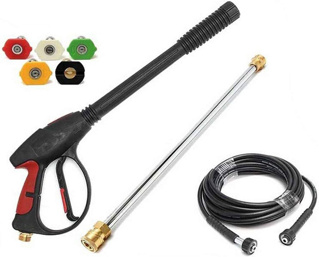 WUPYI Professional Car Wash Kit,3000PSI High Pressure Car Washer Cleaner Water Gun Car Electric Washer Pump Sprayer Tools Kits