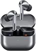 سماعة أذن لاسلكية بلوتوث Samsung Galaxy Buds3 Pro، فضية اللون، مع تحكم متكيف في الضوضاء، صوت عالي الدقة، صوت 360 درجة، مضمونة من سامسونج تركيا
