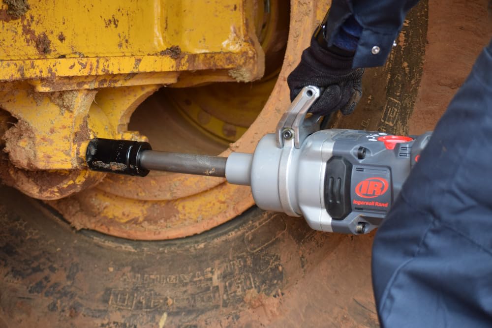 Ingersoll Rand W9691 Llave de Impacto 1" 20V Inalámbrica - Potente y Versátil Herramienta con Yunque Largo - Baterías Ion-Litio 5.0 Ah y Cargador