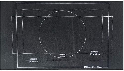 Miniatura 3 de Yowein Tapete de fieltro para rompecabezas enrollable, tapete de fieltro para almacenamiento de rompecabezas, guardabarzos, tienda de rompecabezas,