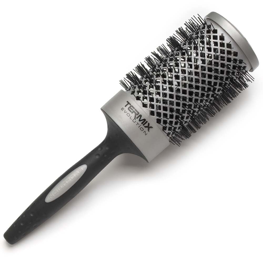 TermixEvolution Basic Ø 60 mm- Hairbrush for normal hair with ionized bristles for hair of medium thickness