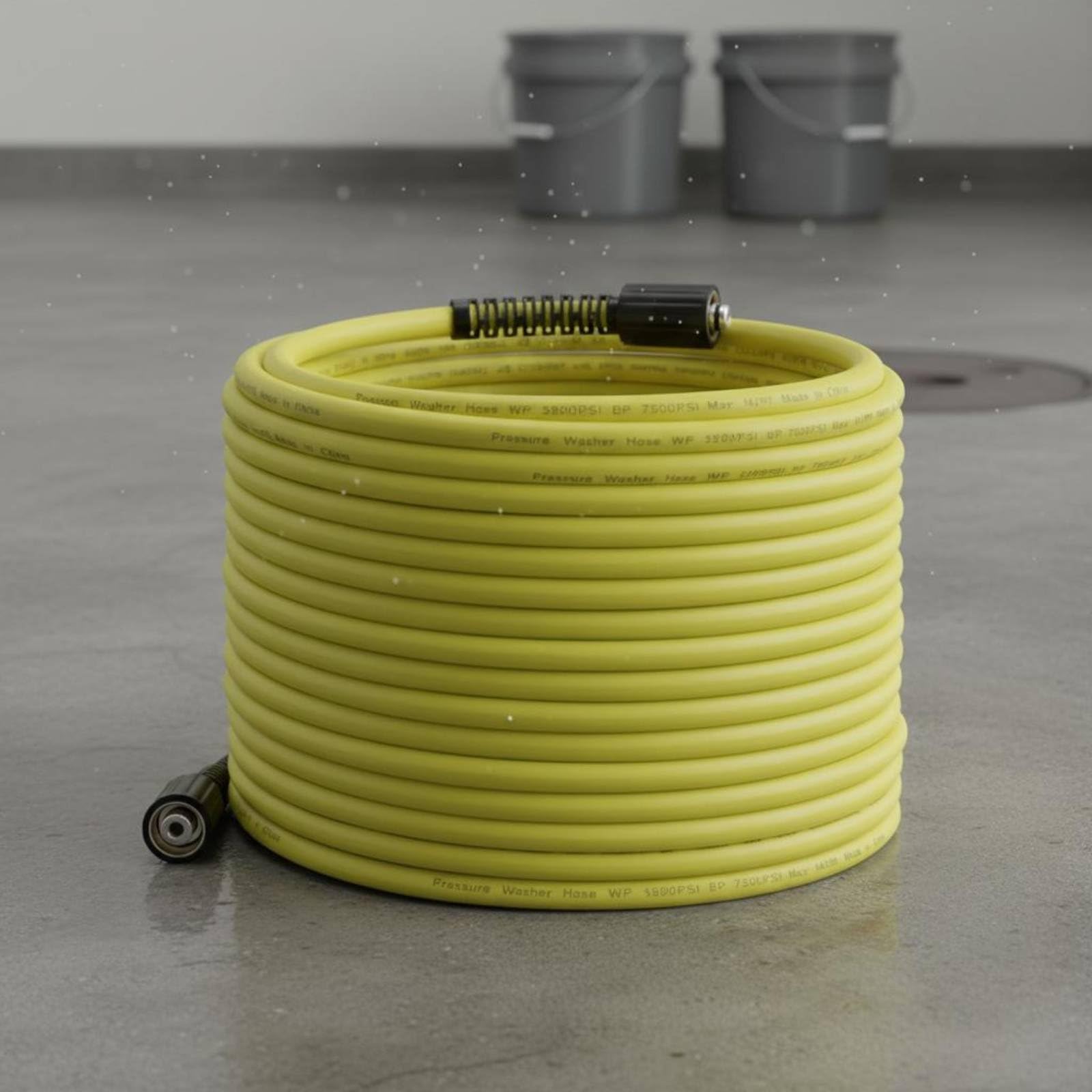 de Alta Presión Tubería Accesorio Extensión con PVC para 3600 Universal 14 Mm y de Acople Rápido Adecuada para Lavado de Vehículos Terrazas, 20M, Estándar