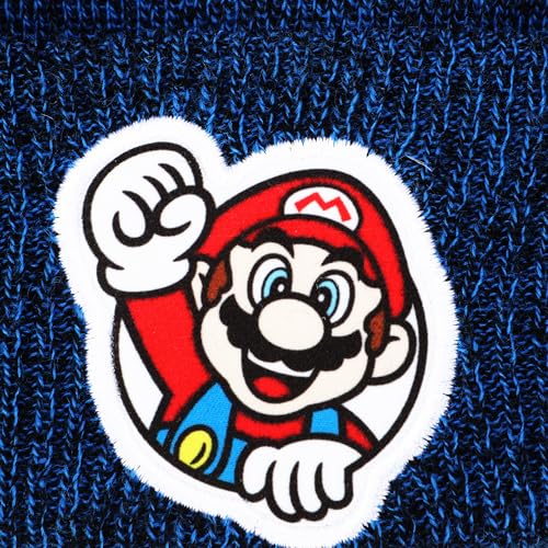 Super Mario Bros Mario 2-Piece Knit Hat & Ski Gloves Combo Set3