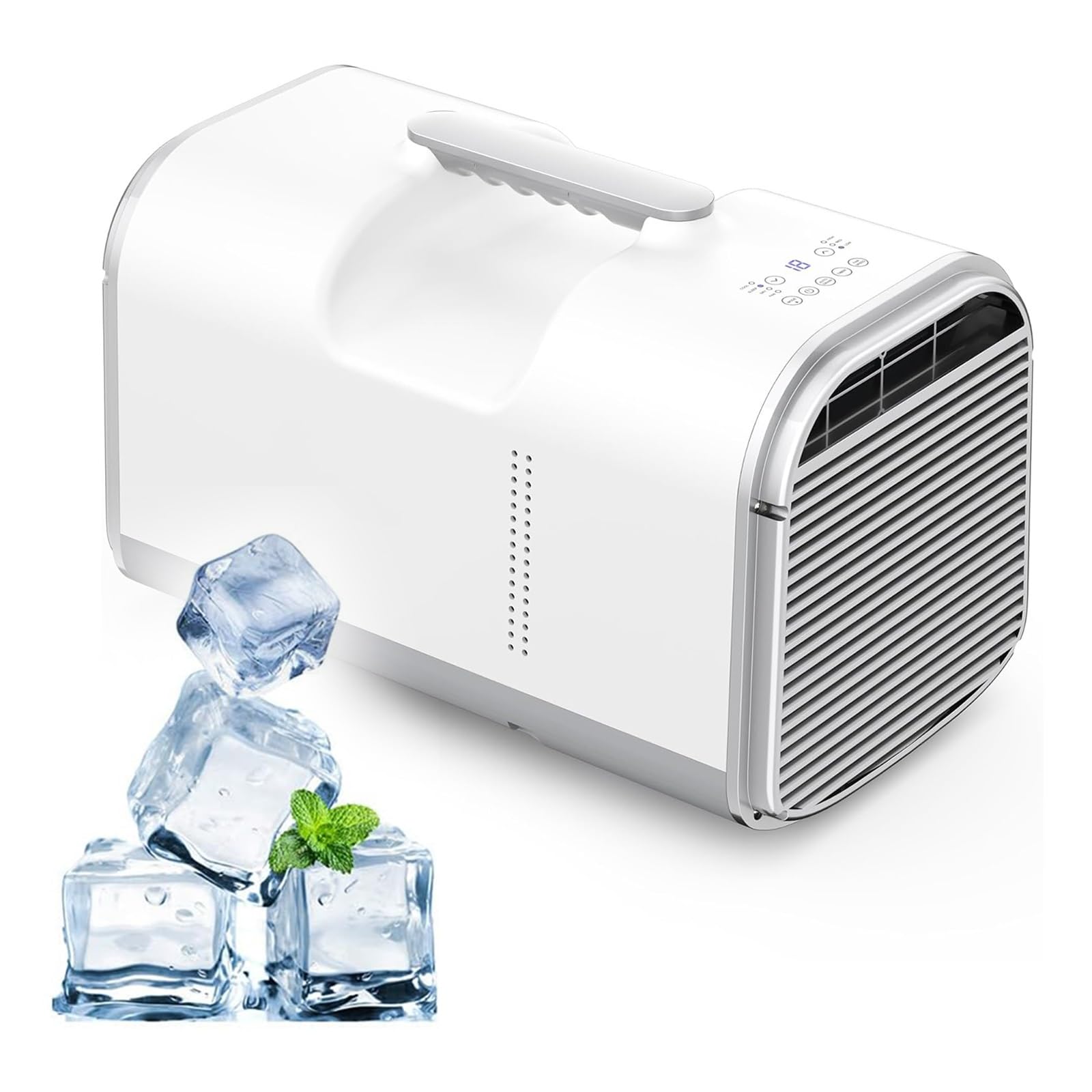 Portable Mini Air Conditioner Quiet Portable AC Unit with Remote Control Dehumidifying Fan Functions Covers Up to 130
