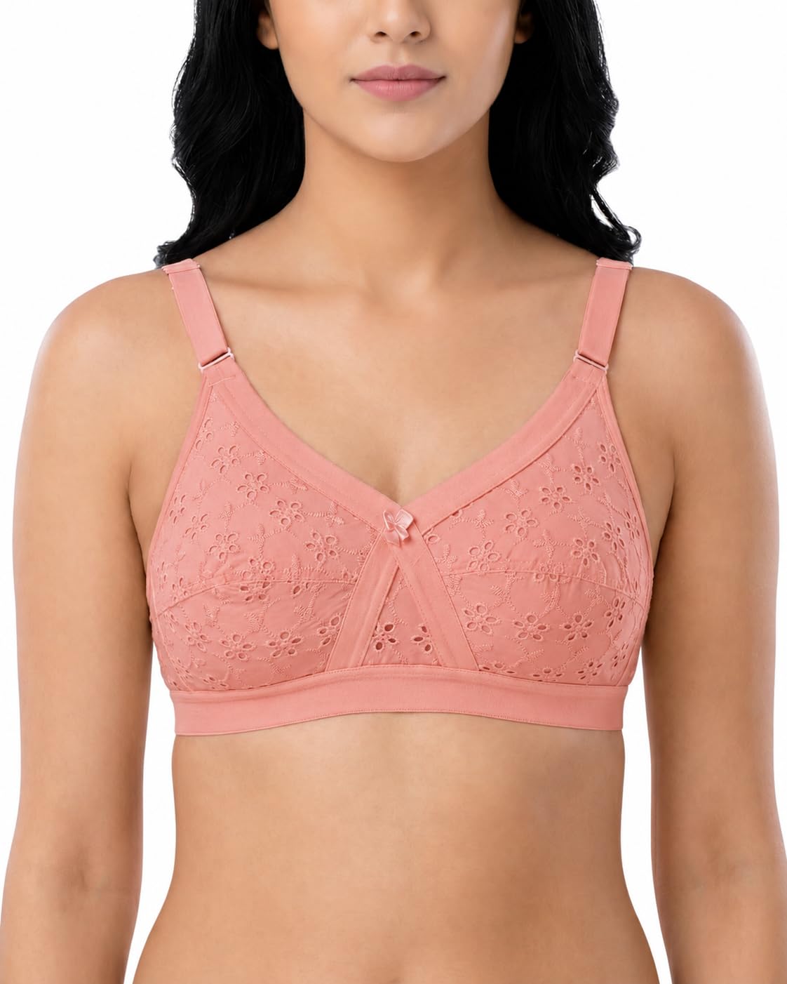 brida ladies innerwear Brida Barsa Women Cotton Non Padded Bra | Full Coverage Non Wired Everyday Saree Bra | Double Layer Heavy Support | Combo Pack-picture-39
