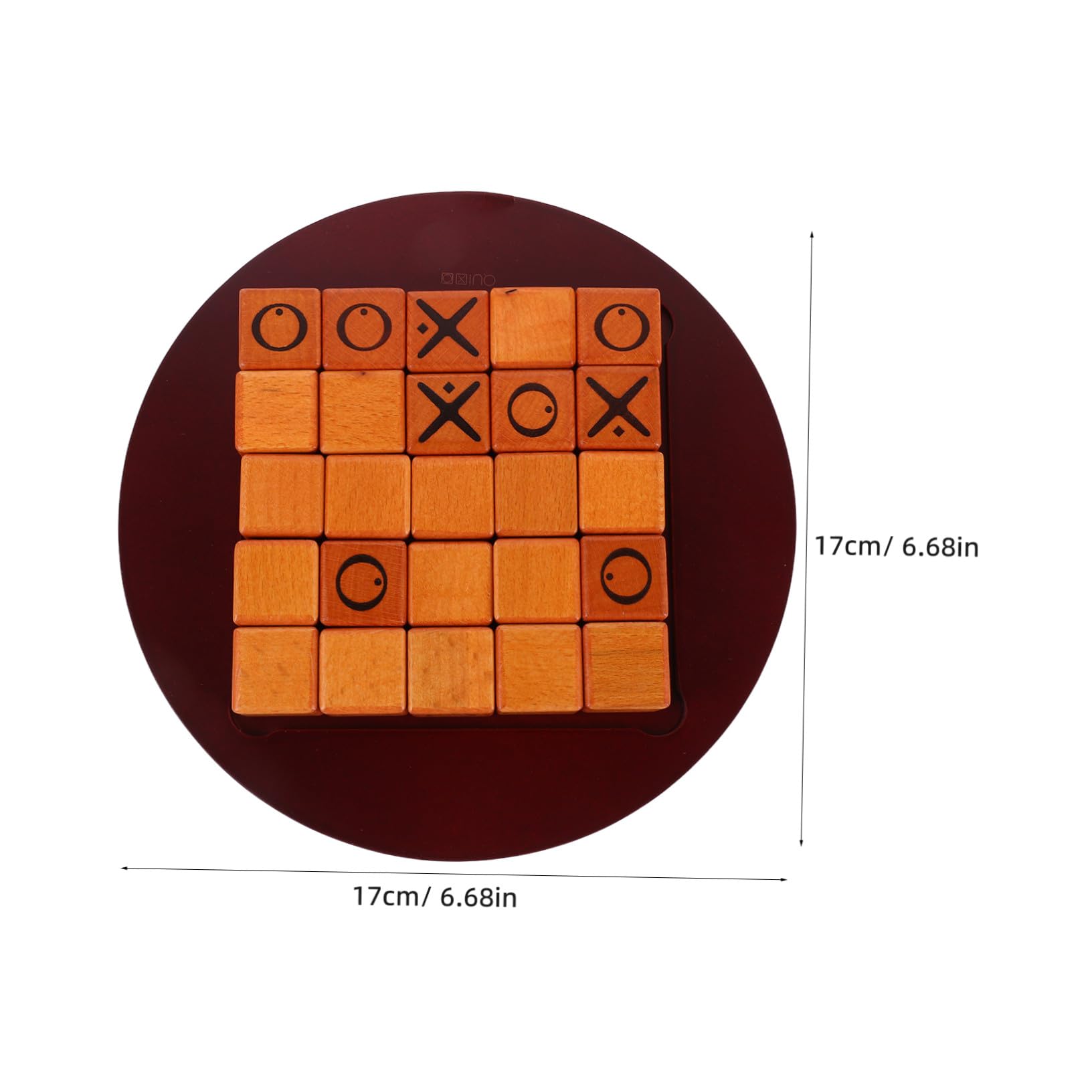 ibasenice Jeu de Stratégie Bois avec Bœuf à Pousser Jeu Échecs de Société pour Garçon Fille et Famille pour Jouer Maison ou Extérieur