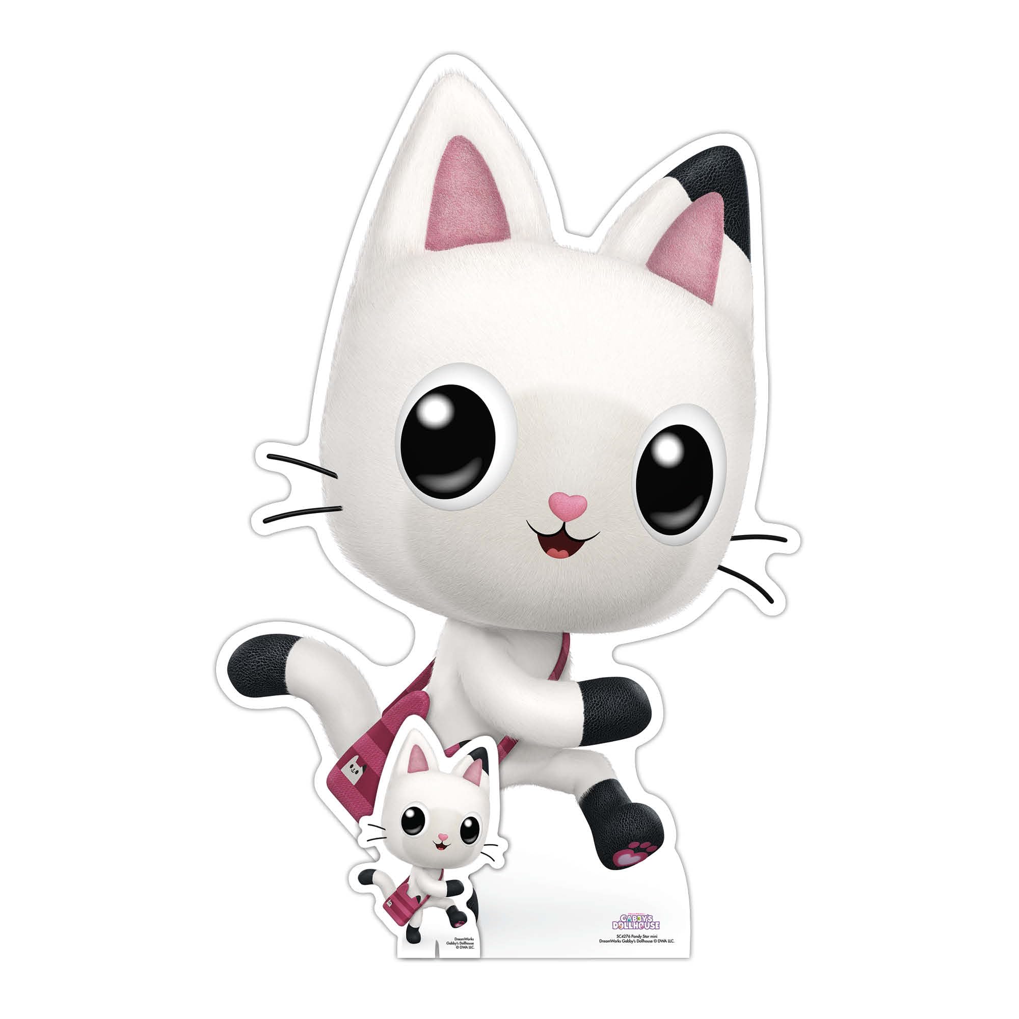 STAR CUTOUTSSC4276 Pandy Gabby's Dollhouse Star Mini Cardboard Cut Out