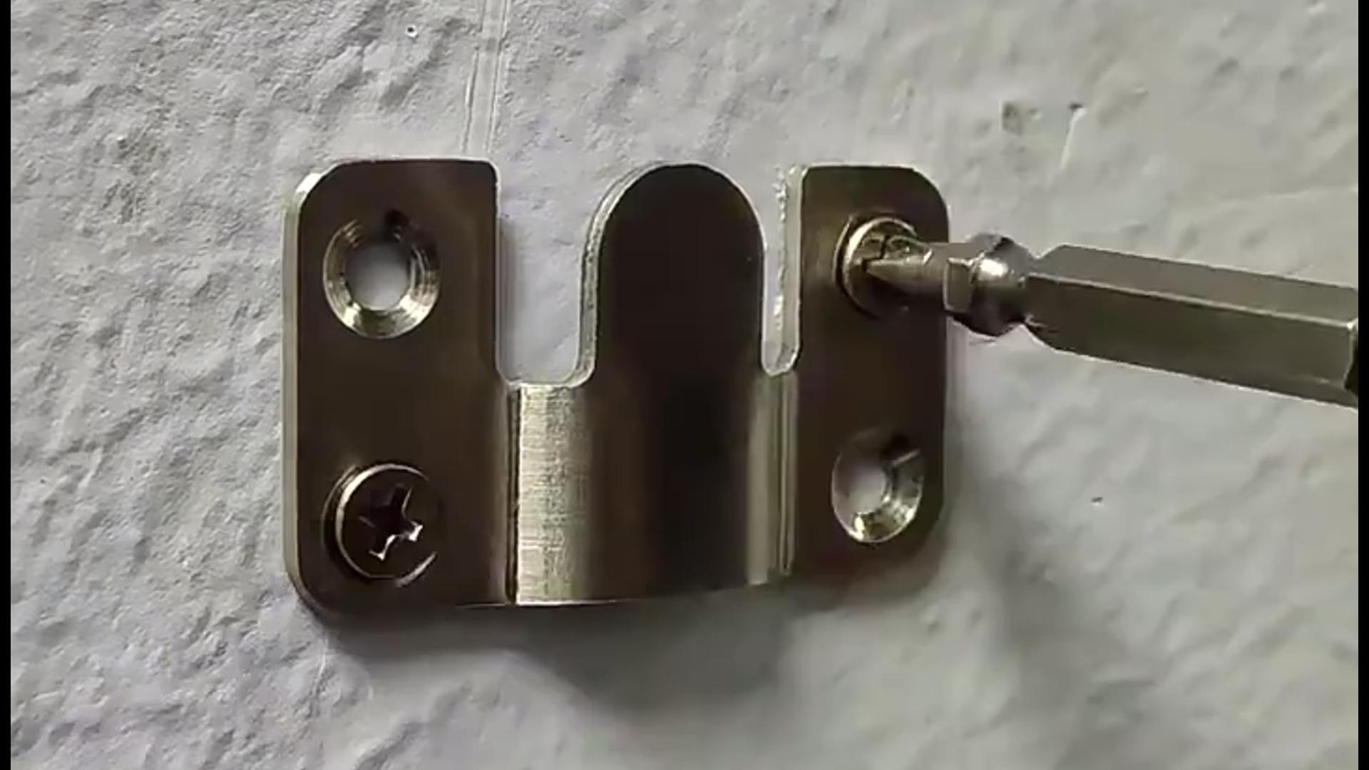 Flush Mount Bracket with Screws 6 Sets Hanging Buckle Kit