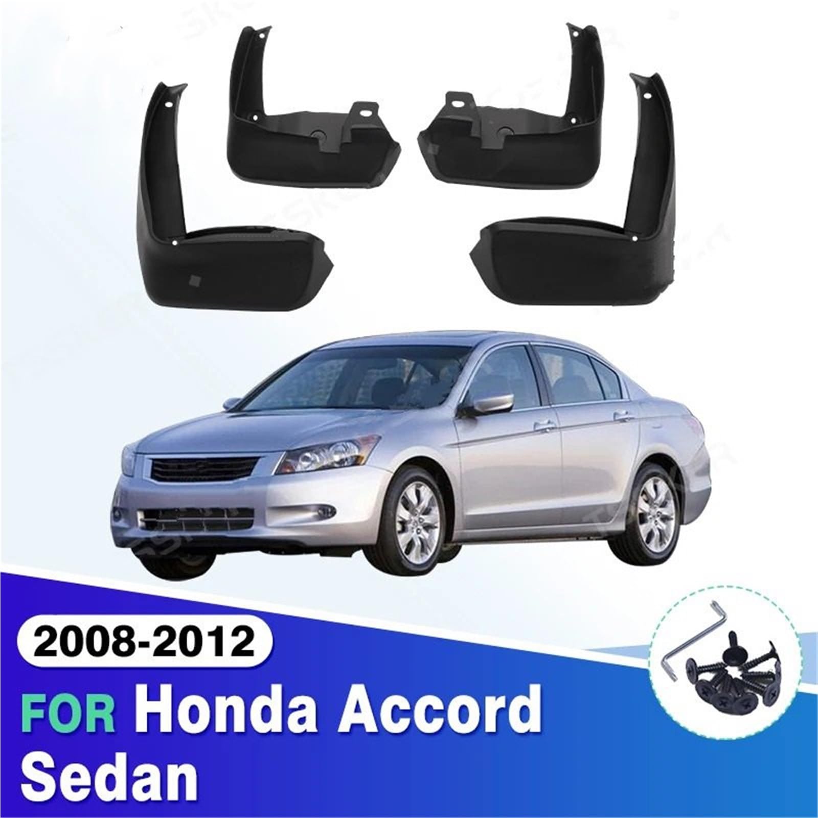 nakładki na błotniki Pasuje do Honda Accord Sedan 2008 2009 2010 2011 2012 osłona rozbryzgowa błotniki akcesoria samochodowe