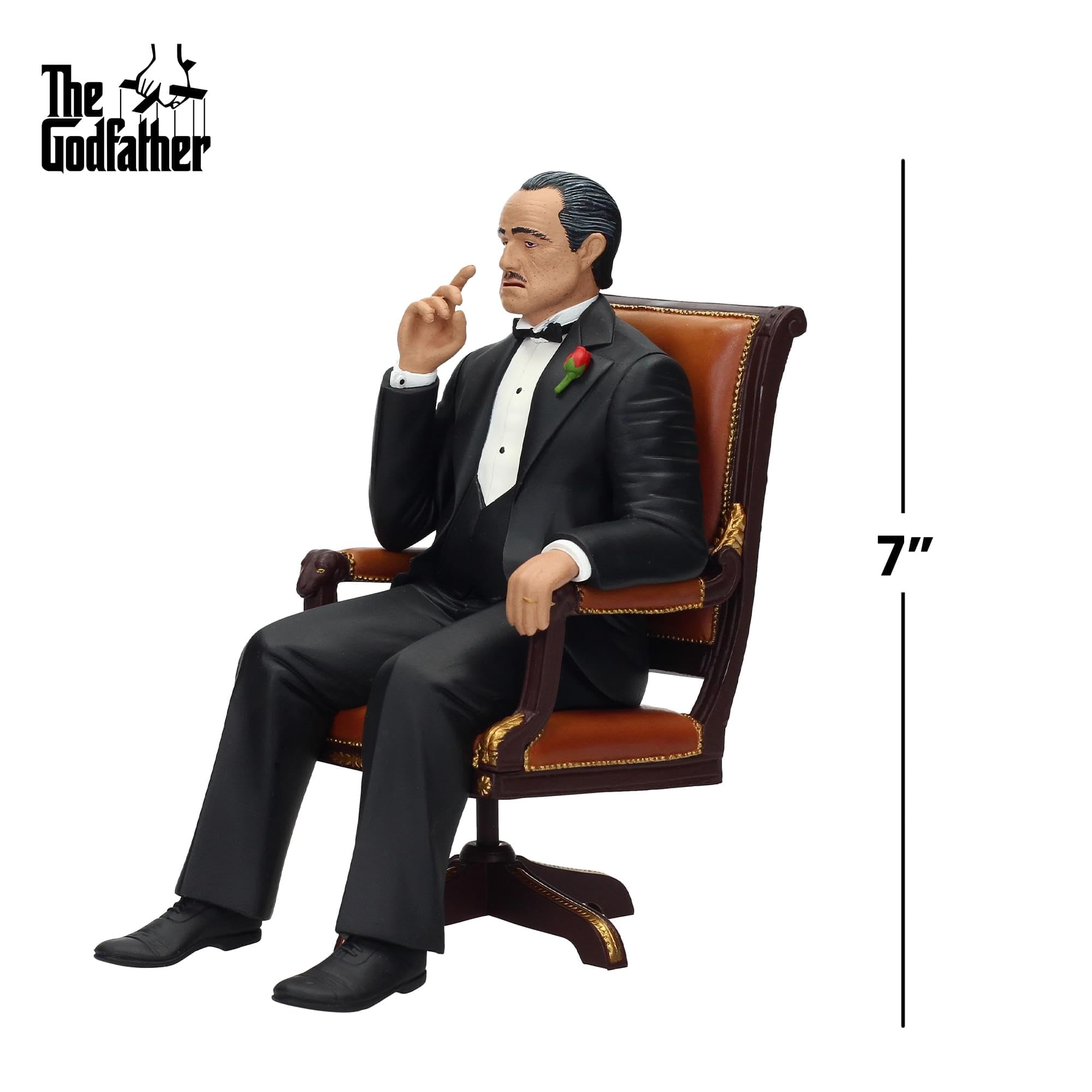 SD Toys The Godfather PVC Movie Icons Don Vito Corleone Statue 15