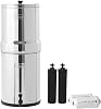 IMP6X2-BB Imperial Berkey with 2 Black Filters and 2 Fluoride Filters by Berkey