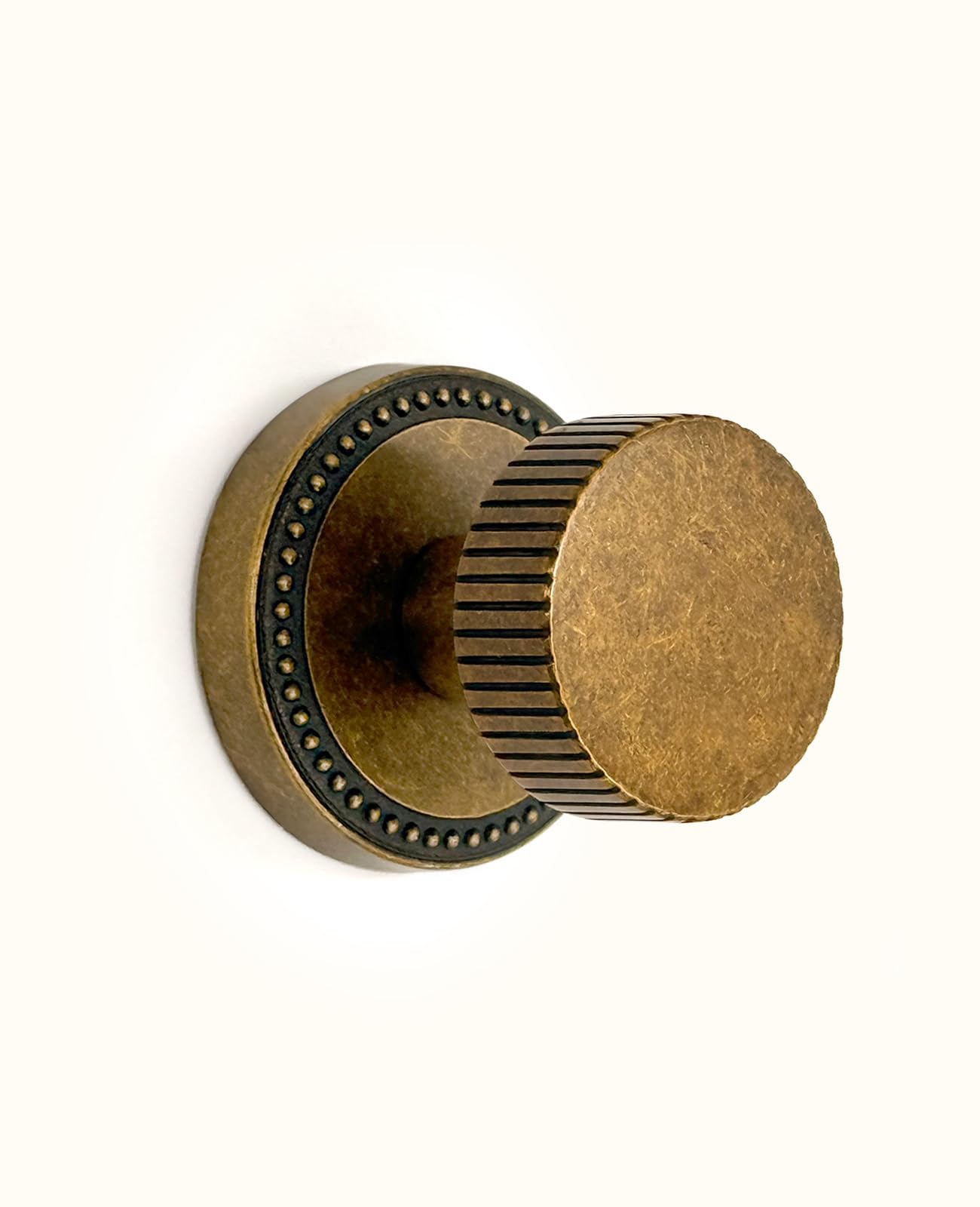 Boutons de porte de passage Asidrama en laiton antique