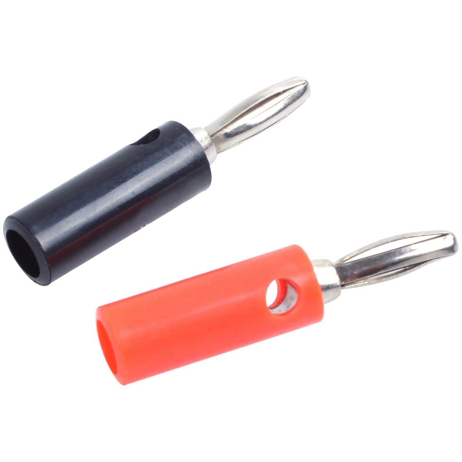 10 Connettori A Banana Impilabili 4mm - Rosso E Nero, Isolati, Per Audio Ed Elettronica - Foto 11