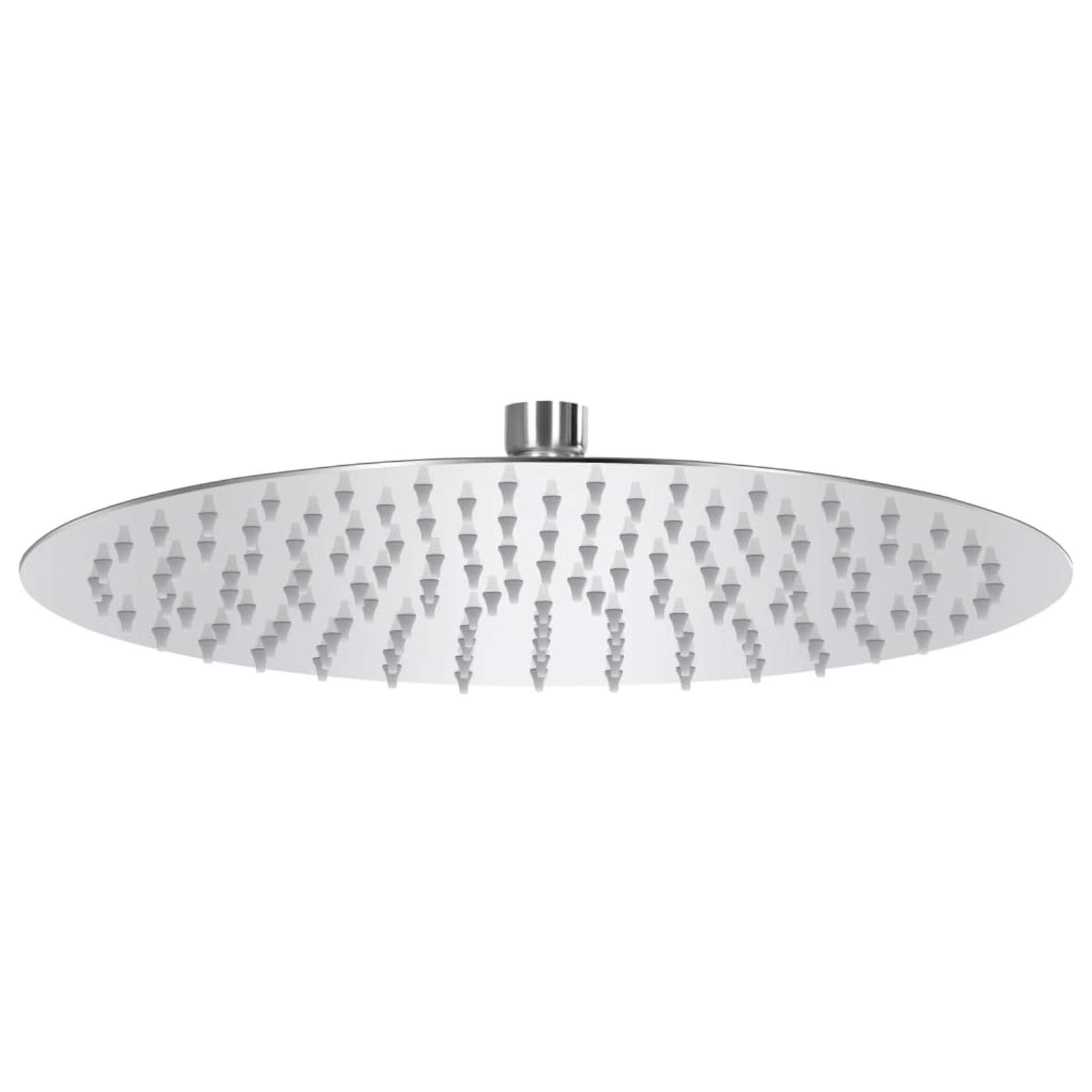 Tidyard Testa Doccia a Pioggia in Acciaio Inox,Soffione Doccia a Pioggia,Doccia Fisso,304 50x30 cm/25x25 cm/30x30cm/20x20 cm - Nera/Silicone