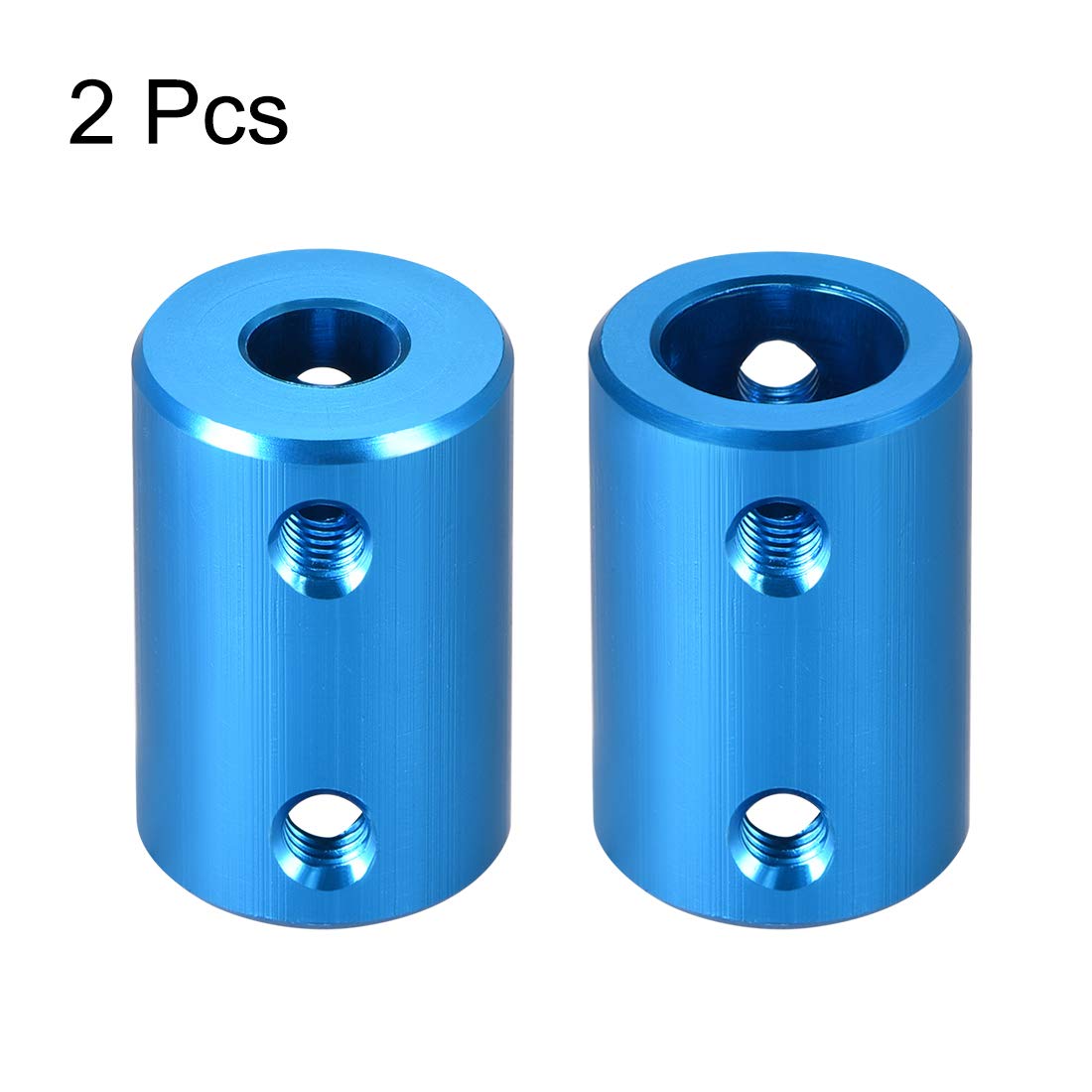 uxcell 1/4 inch to 10mm Bore Rigid Coupling Set Screw L25XD16