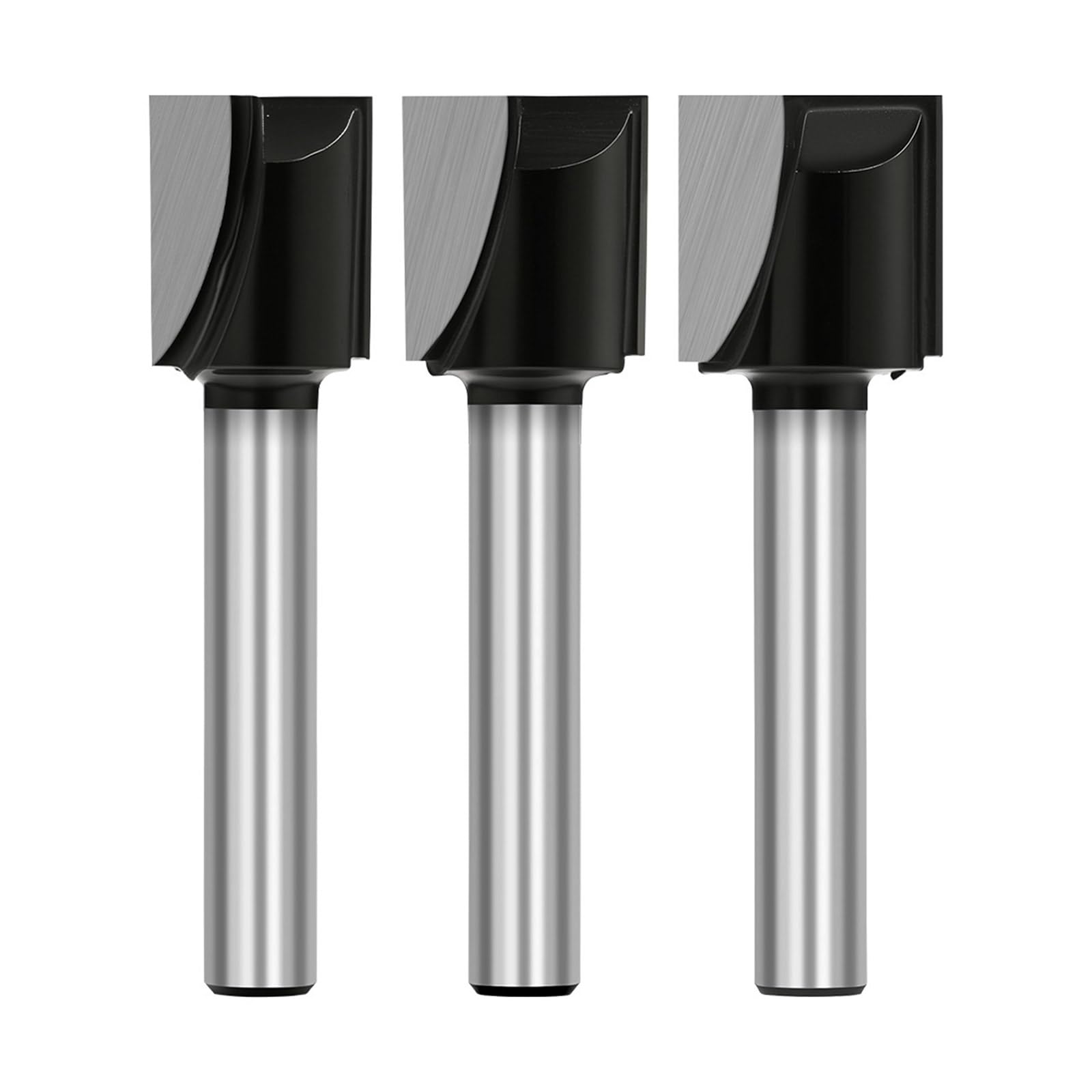 Kaeltsyn 3 Piece Set Professional 1 / 2Inch Shank Router Bit Set Suitable For Smooth Wood Finishing Featuring Cleaning Bottom And Construction Smooth Cutting Router Bit
