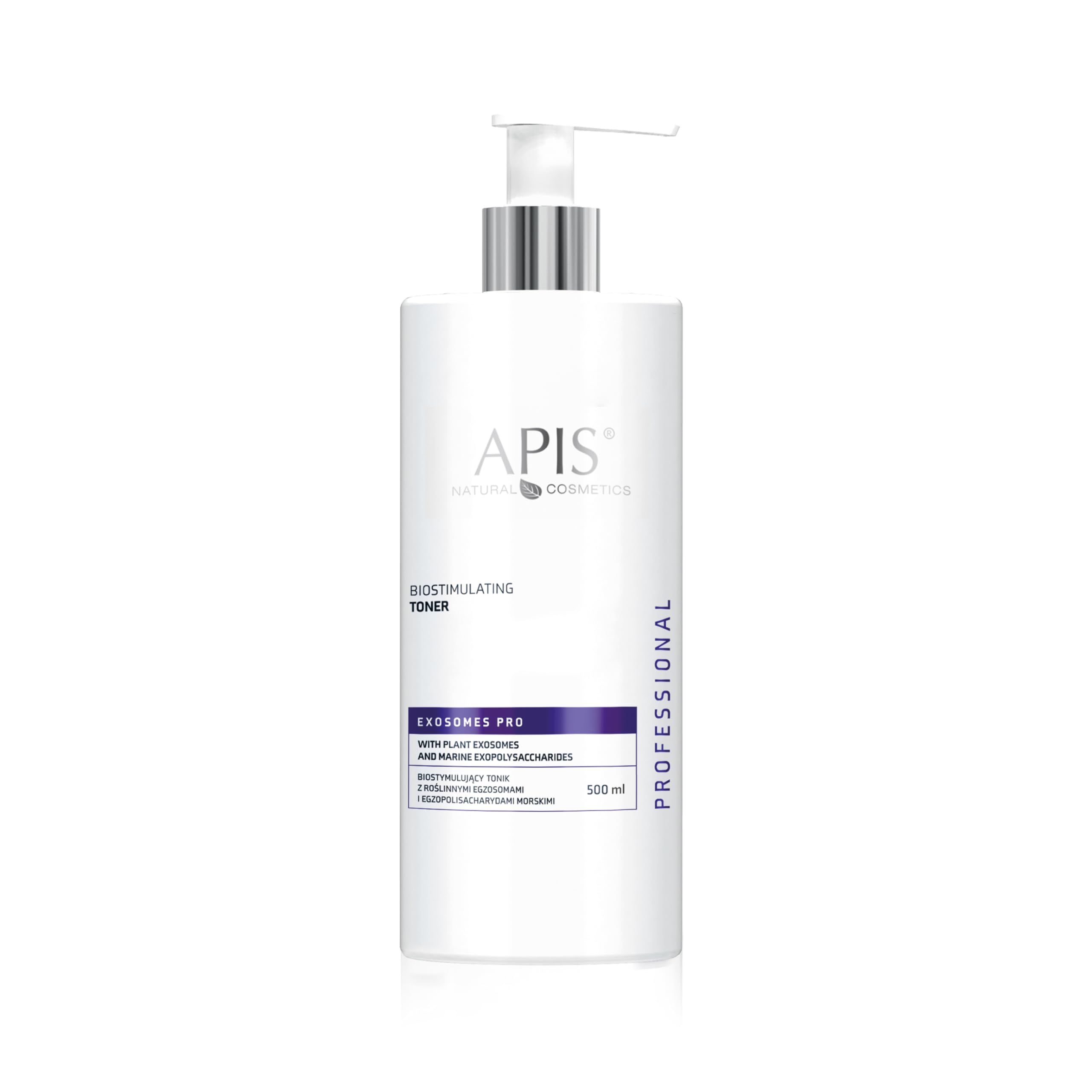APIS Professional Exosomes Pro Biostimulating Toner with Plant Exosomes and Marine Exopolysaccharides, 500ml