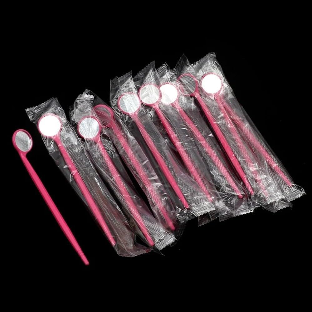 150 Pezzi Specchietti Monouso per Esame Dentale Specchietto Orale Dentale Antiappannamento, Blue