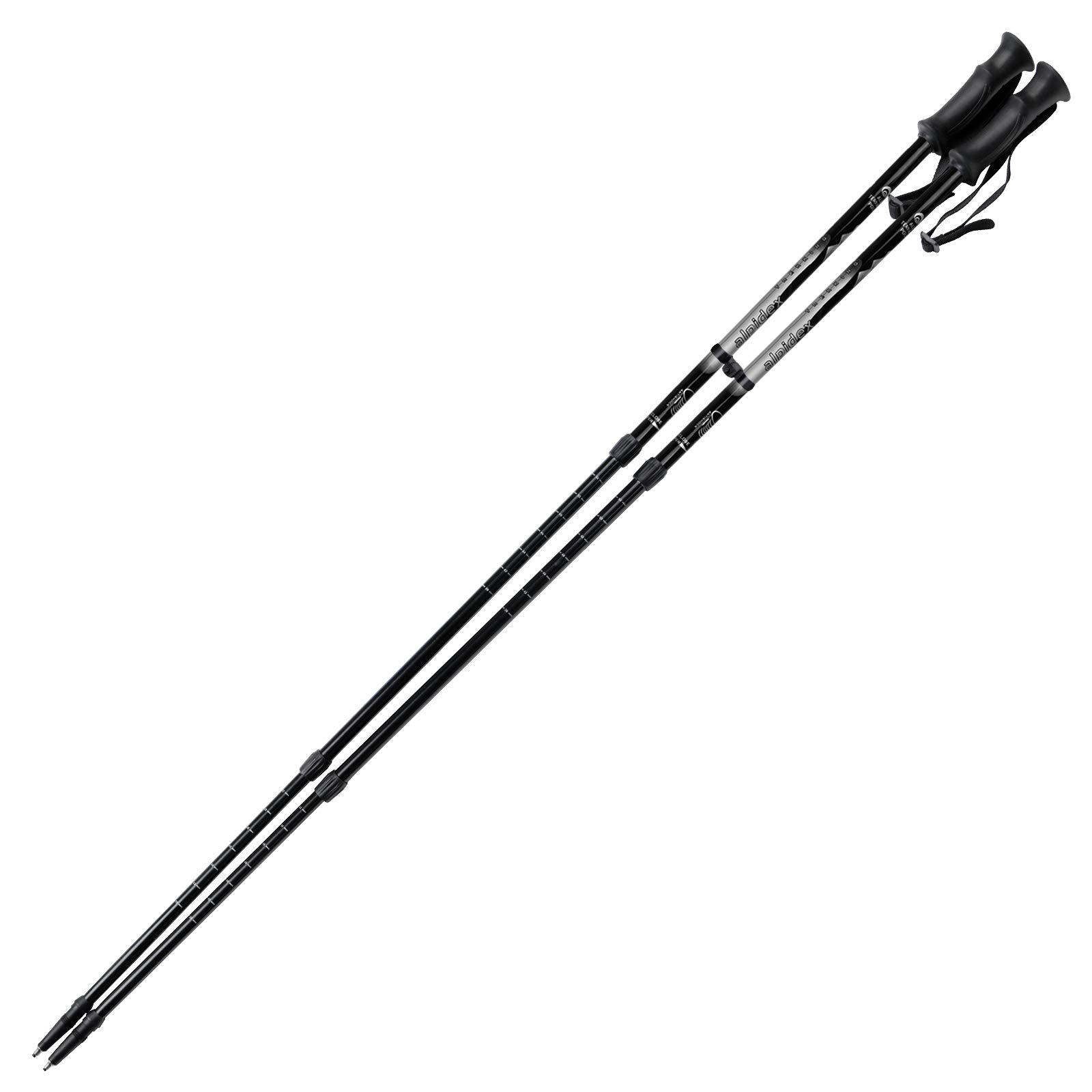 BB Sport Leichter 3-teiliger Teleskopstock Schneeschuhstock