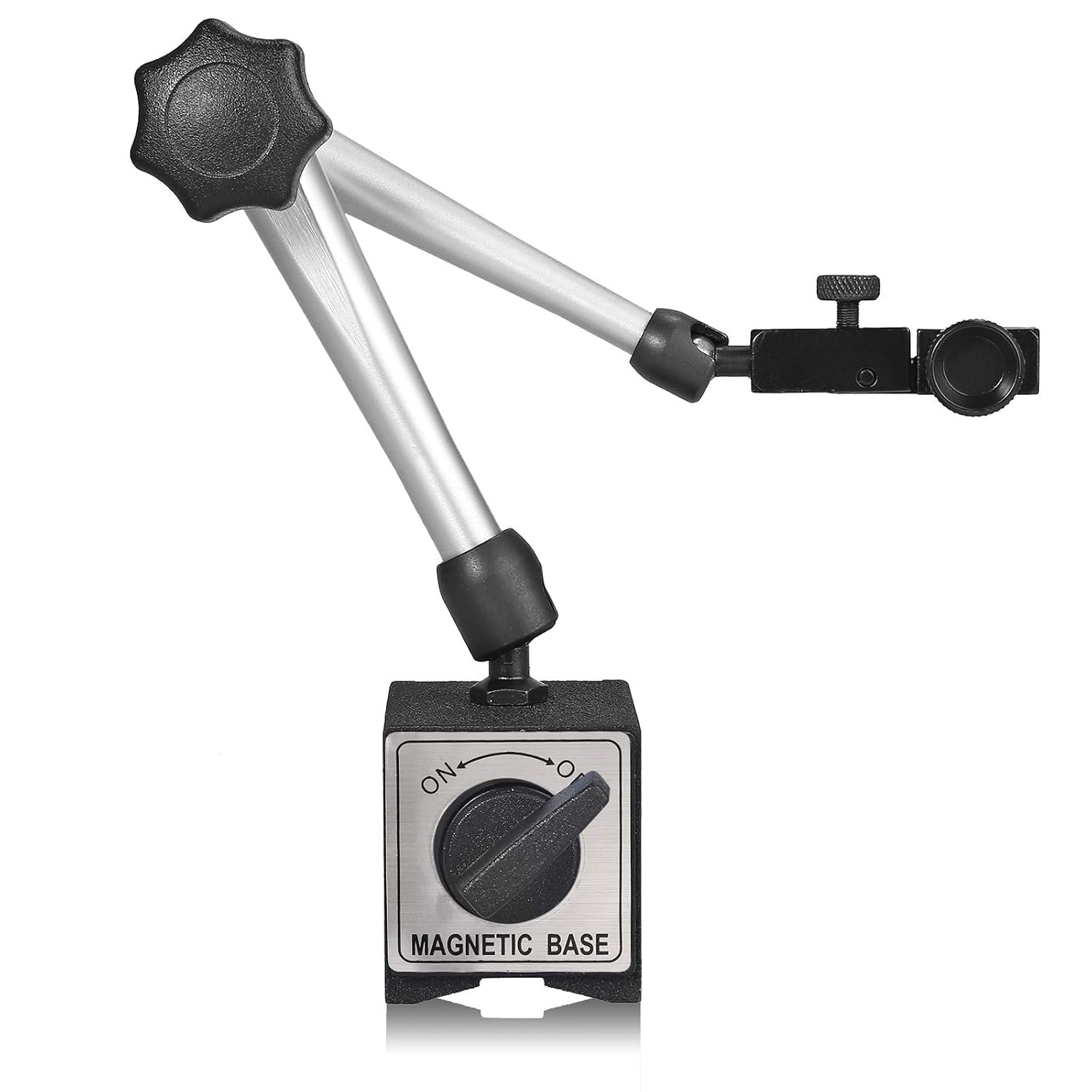 Reloj Comparador Con Base Imantada Para Comprobacion De Nivelado con brazos ajustables 360 grados