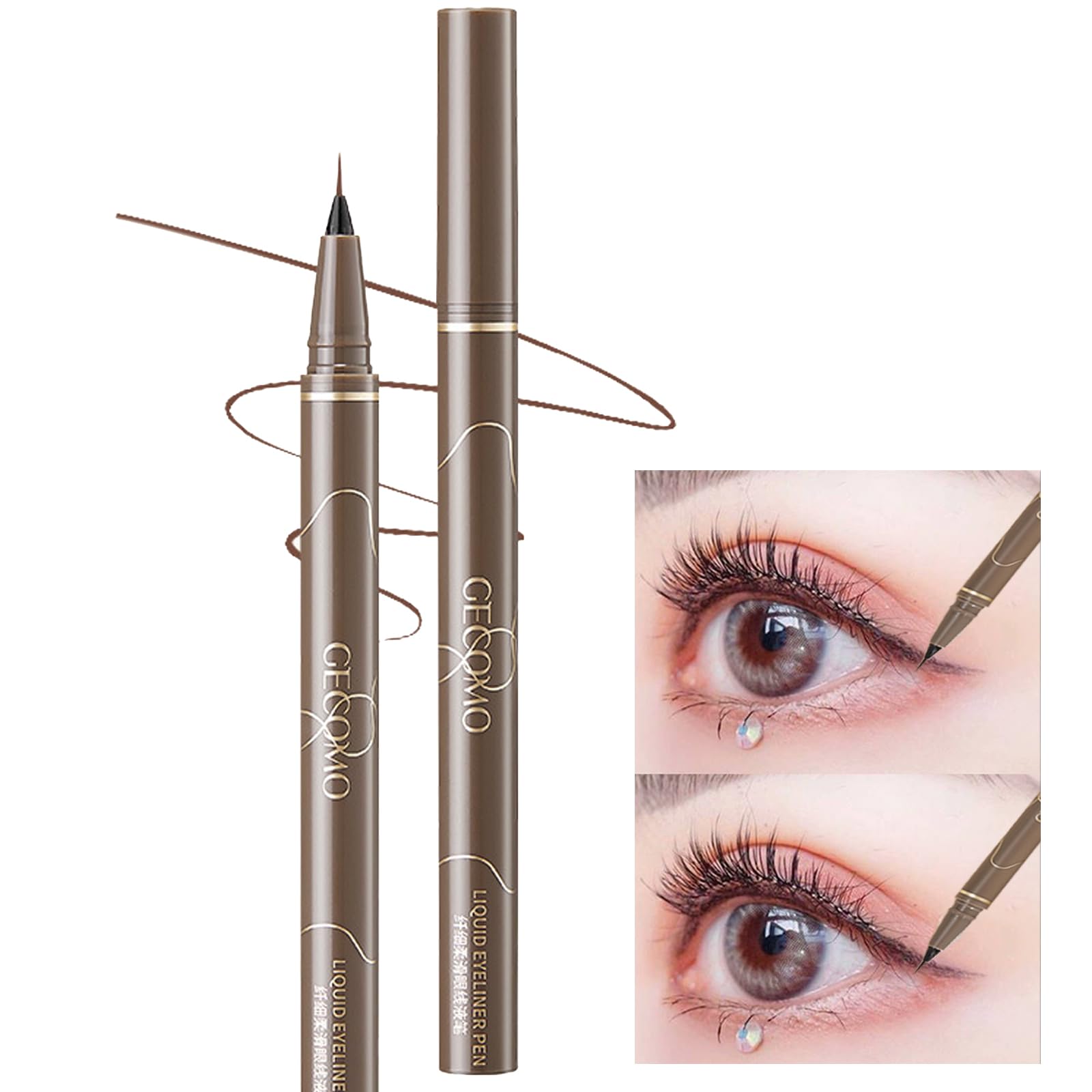 Amazon | Lynlyulinger アイライナー 極細0.014mm リキッドアイ