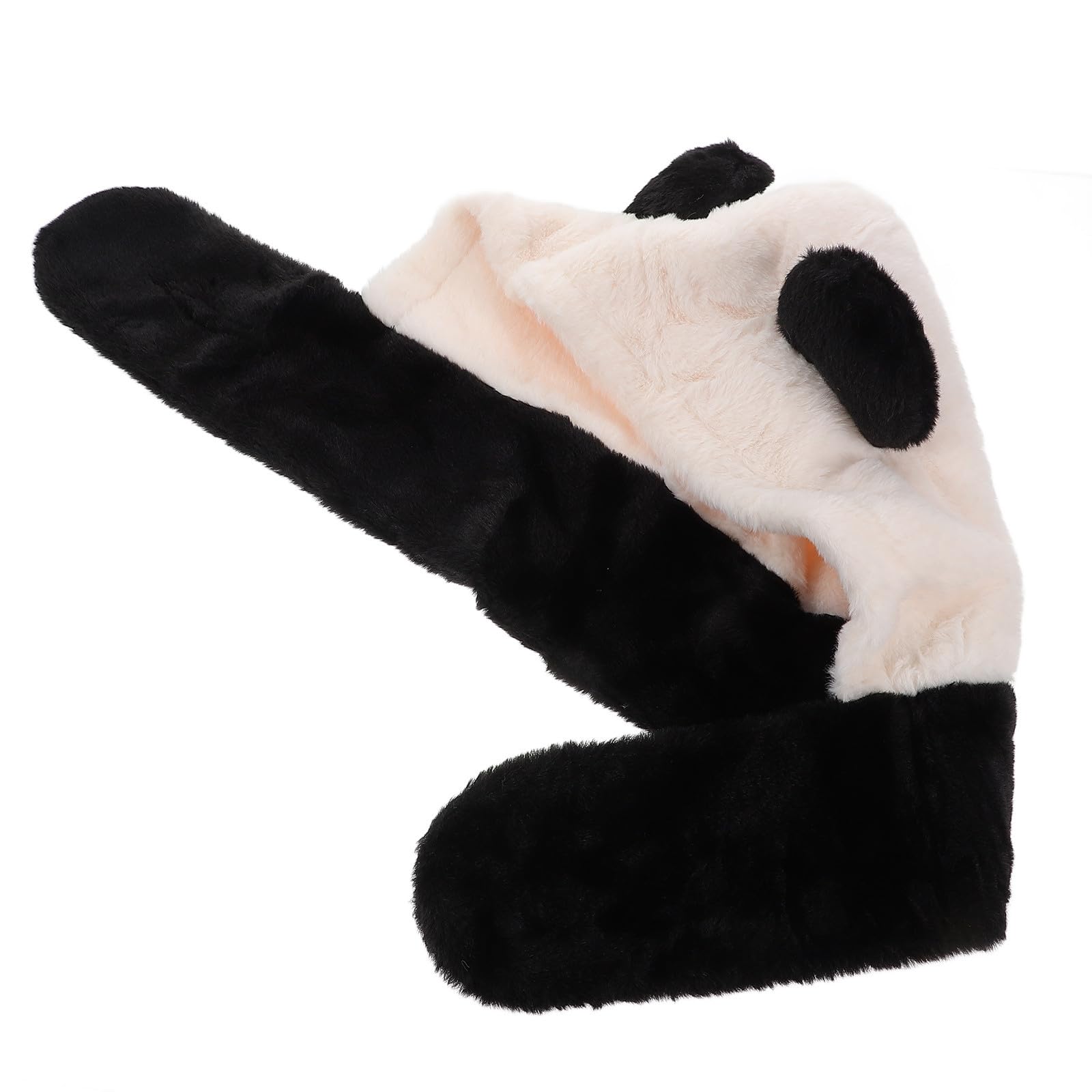 Healeved 4 Piezas Gorro de Panda para Mujer y Niña, Felpa Imitación