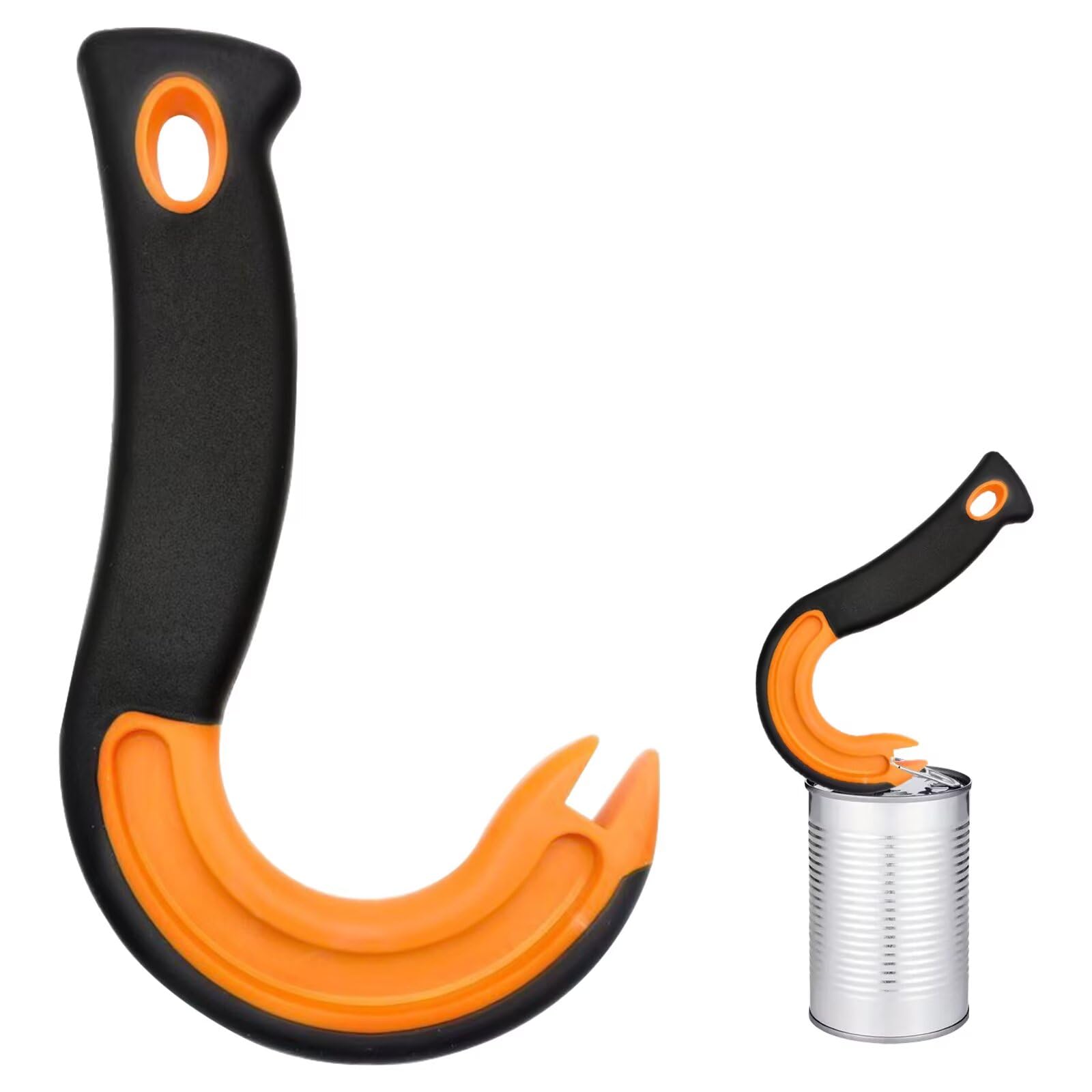 Ouvre-boîte en forme de J, ouvre-bouteille à tirette, ouvre-conserves, ouvre-bocal, décapsuleur