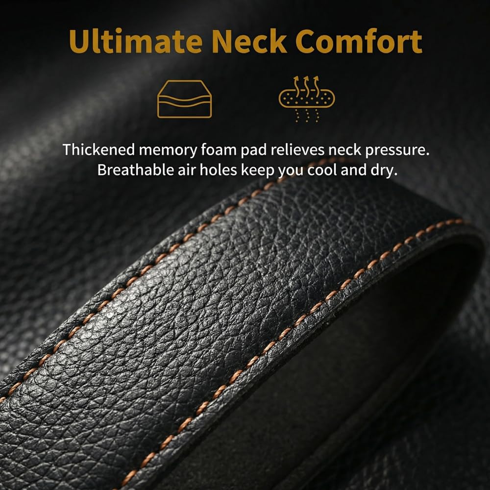 Correa ajustable para el cuello para clarinete: diseño ergonómico que alivia la tensión de la mano, soporte acolchado suave para clarinetes BB y A