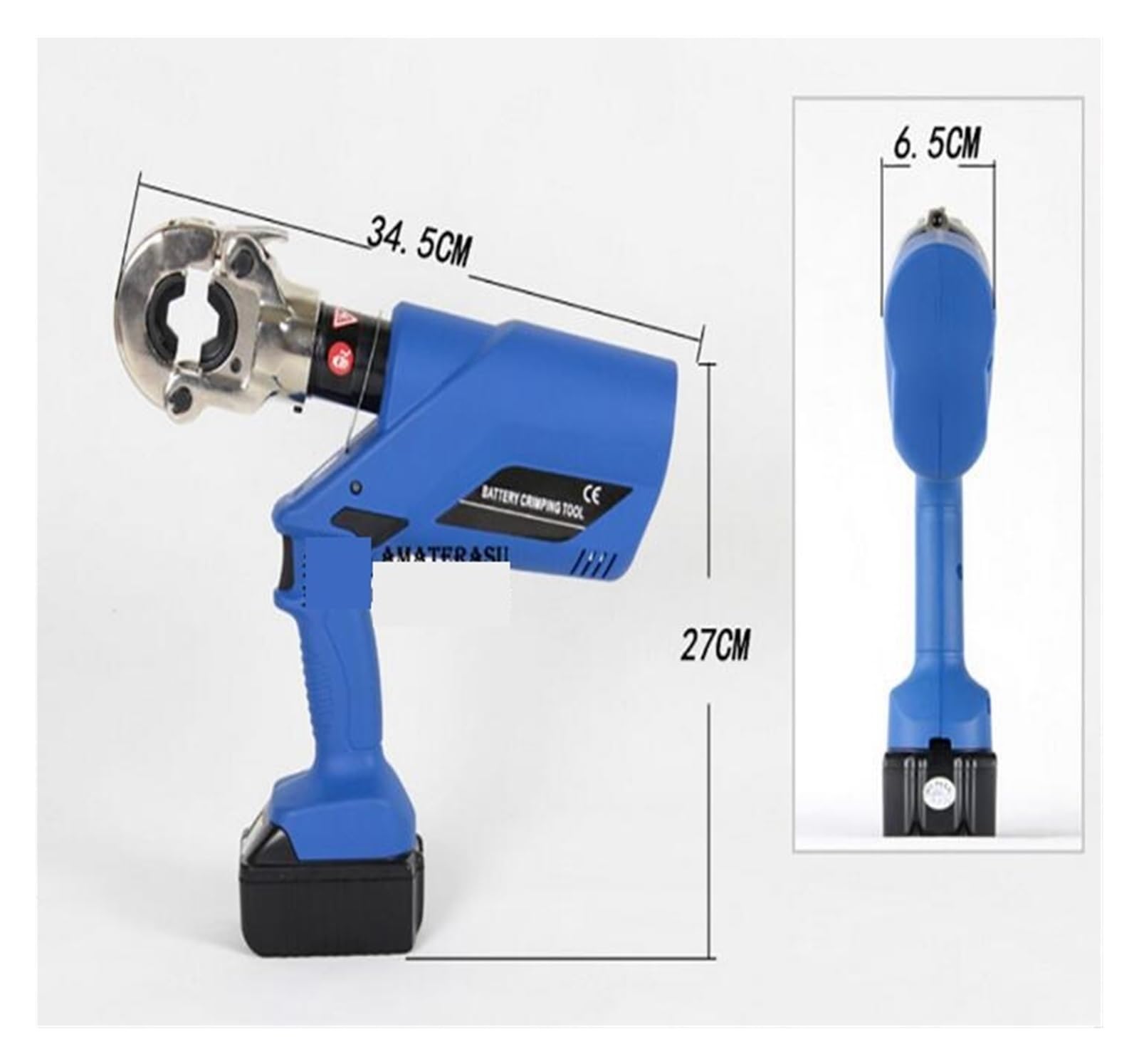 Alicates Hidráulicos, Alicates hidráulicos recargables HL-300 HL-400, herramienta de engaste hidráulica eléctrica alambre alimentados por batería 18V hidráulico(HL-400)