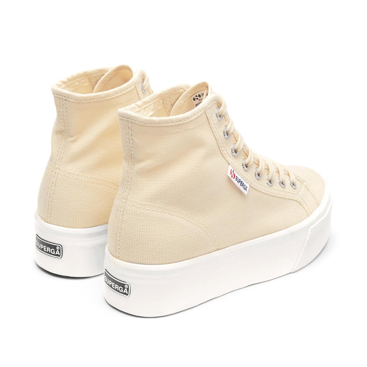Superga - Sneakers, Donna, Cotone, Casual, 2708 Hi Top