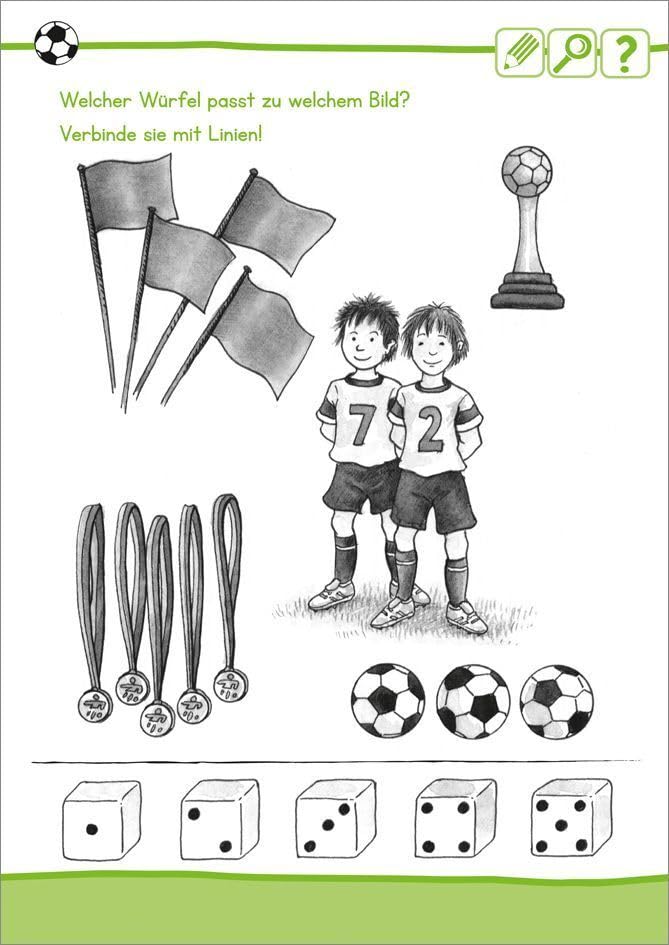 Rätselspaß Fußball. Ab 6 Jahren / Labyrinthe, Suchbilder, Reihenfolgen bestimmen u.v.m. / Rätselheft zum Thema Fußball für Mädchen und Jungen (Rätsel, Spaß, Spiele)