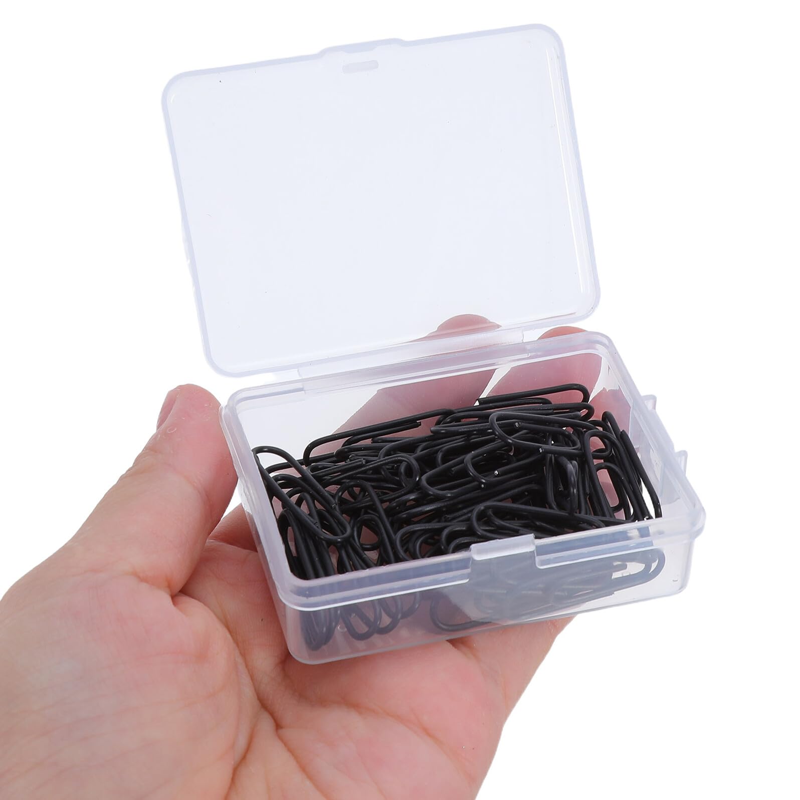 15 Boîtes Pince à Papier en Métal 28mm Organisation Optimale et Bords Lisses pour Bureau, École et Maison
