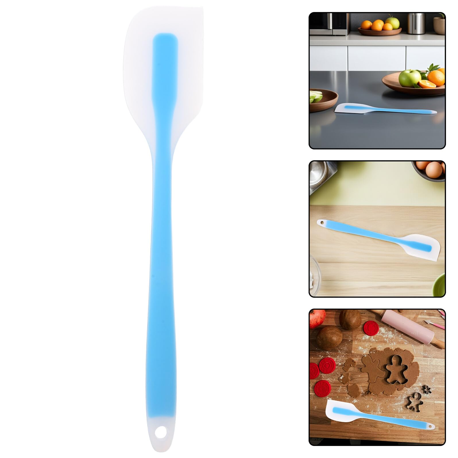20 Stück Teiliges Hitzebeständiges Silikon-spachtel- Nahtlose Küchen-silikonspatel für Backen Kochen Rühren Flexibler Lebensmittelechter Antihaft-teigschaber für Pfannen und
