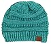 H-6800-46 Marled Ribbed Beanie - Two Tone - Mint, One Size Fits Most