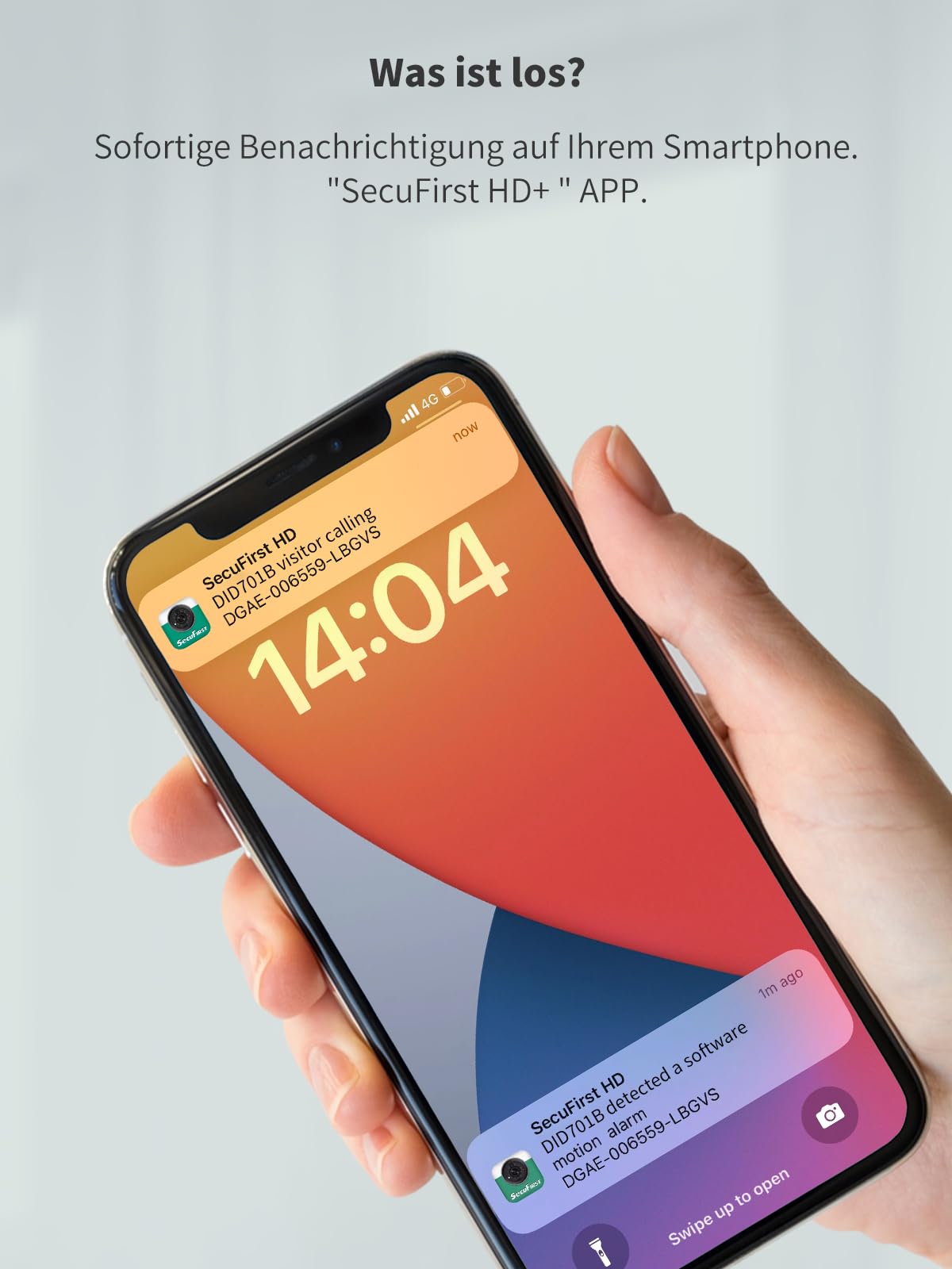SecuFirst Türklingel mit Kamera mit Chime,Video Türklingel Kabelgebunden