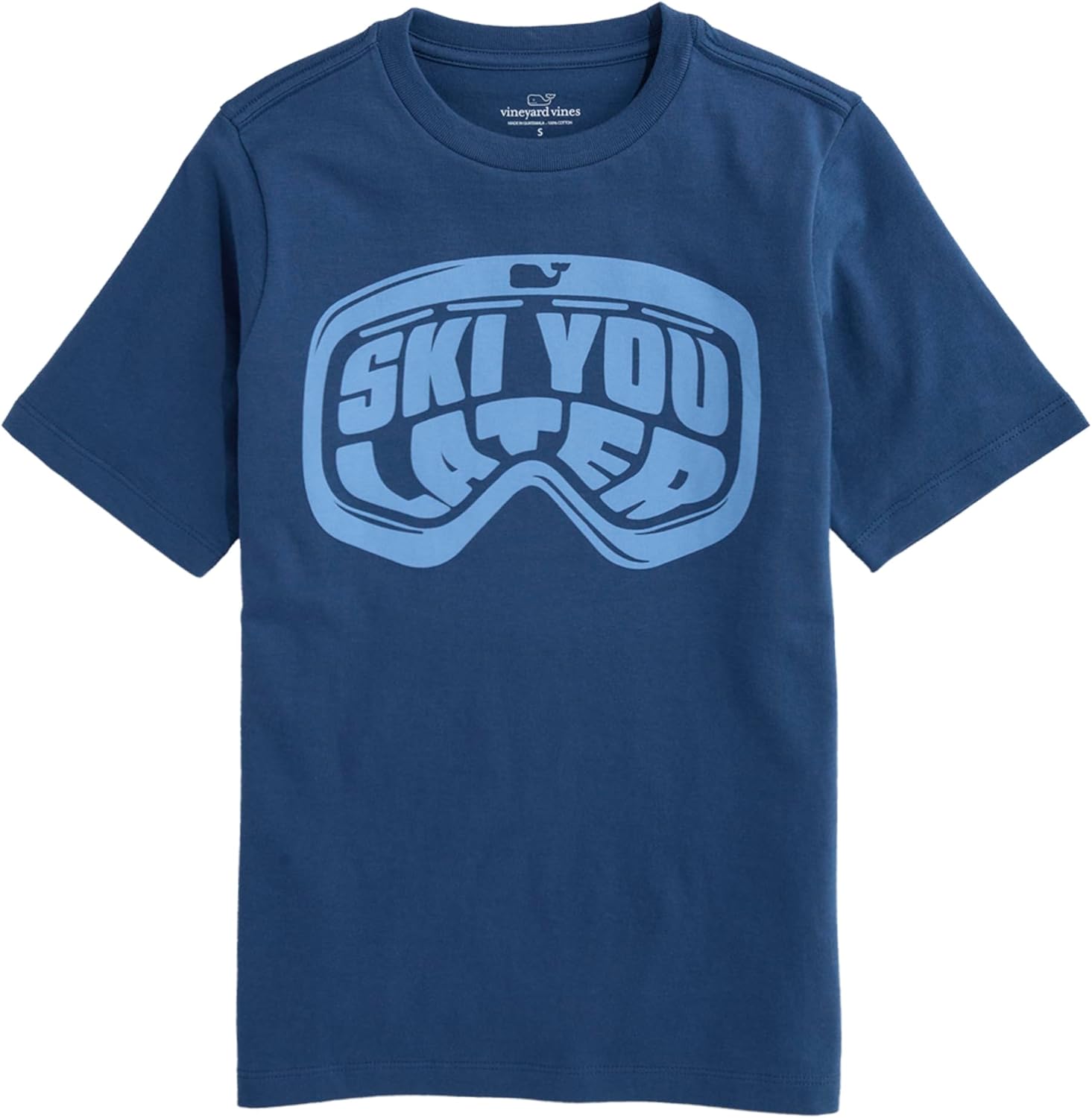 vineyard vines Ski You Later Short-Sleeve Tee, Key Largo, 3T