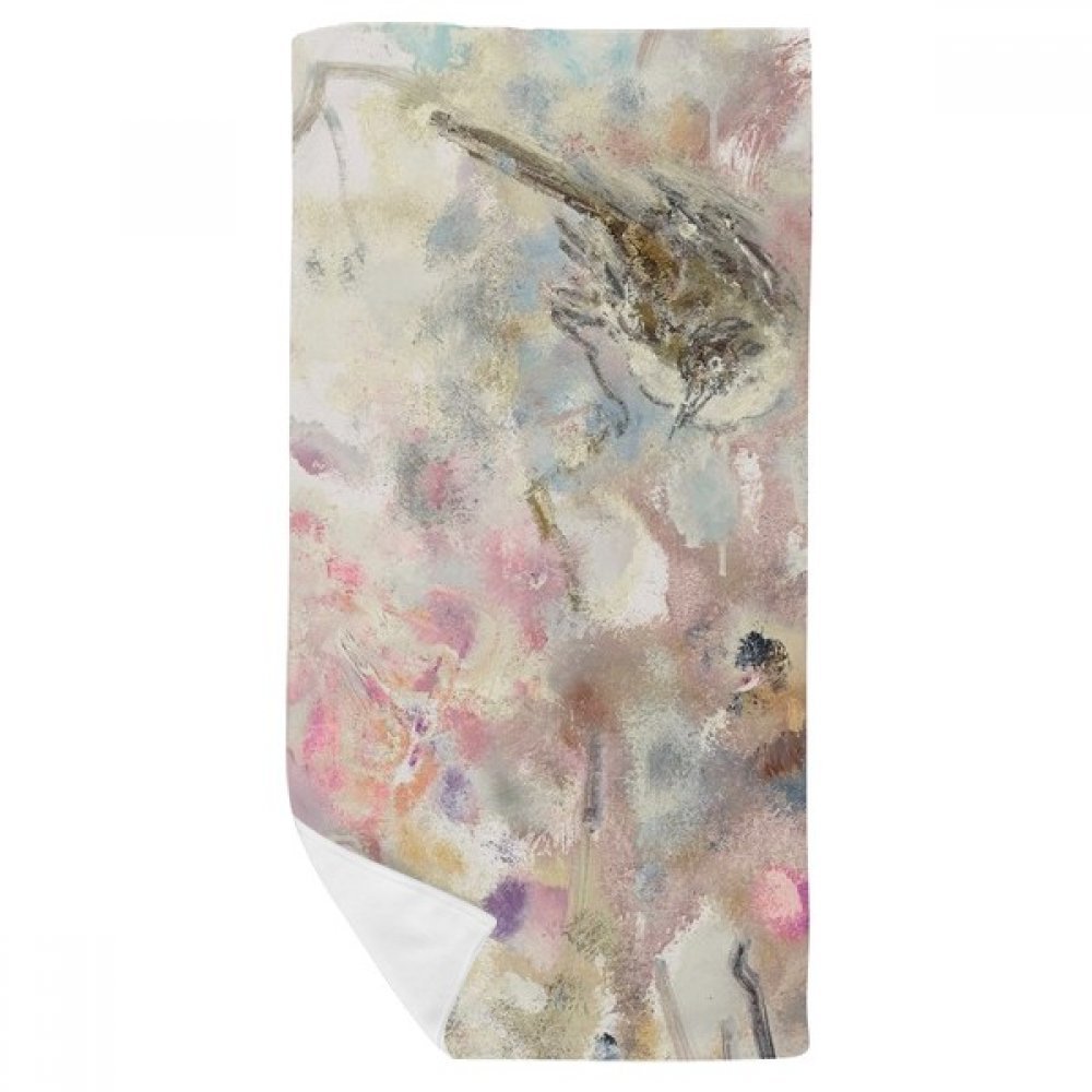 Serviette douce débarbouillette 35x70cm multicolor pour douche et visage