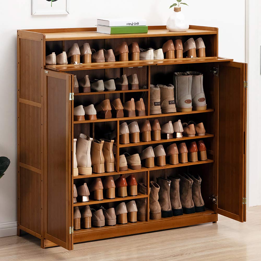Buy Gnpolo Shoe Storage Entryway with Doors Standing Shoe Rack