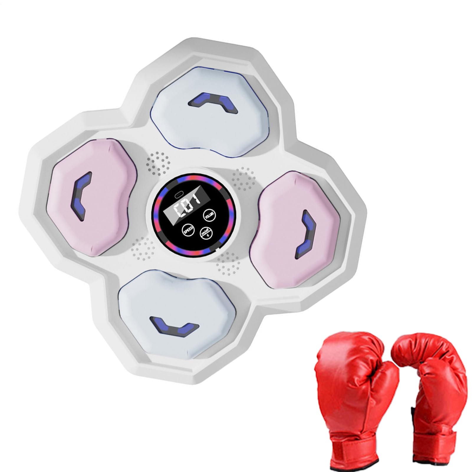 Allenatore di boxe intelligente - Attrezzature per il fitness indoor interattive,Dispositivo di allenamento di perforazione musicale intelligente,Per Giovani Adolescenti Famiglia E Amici Per La