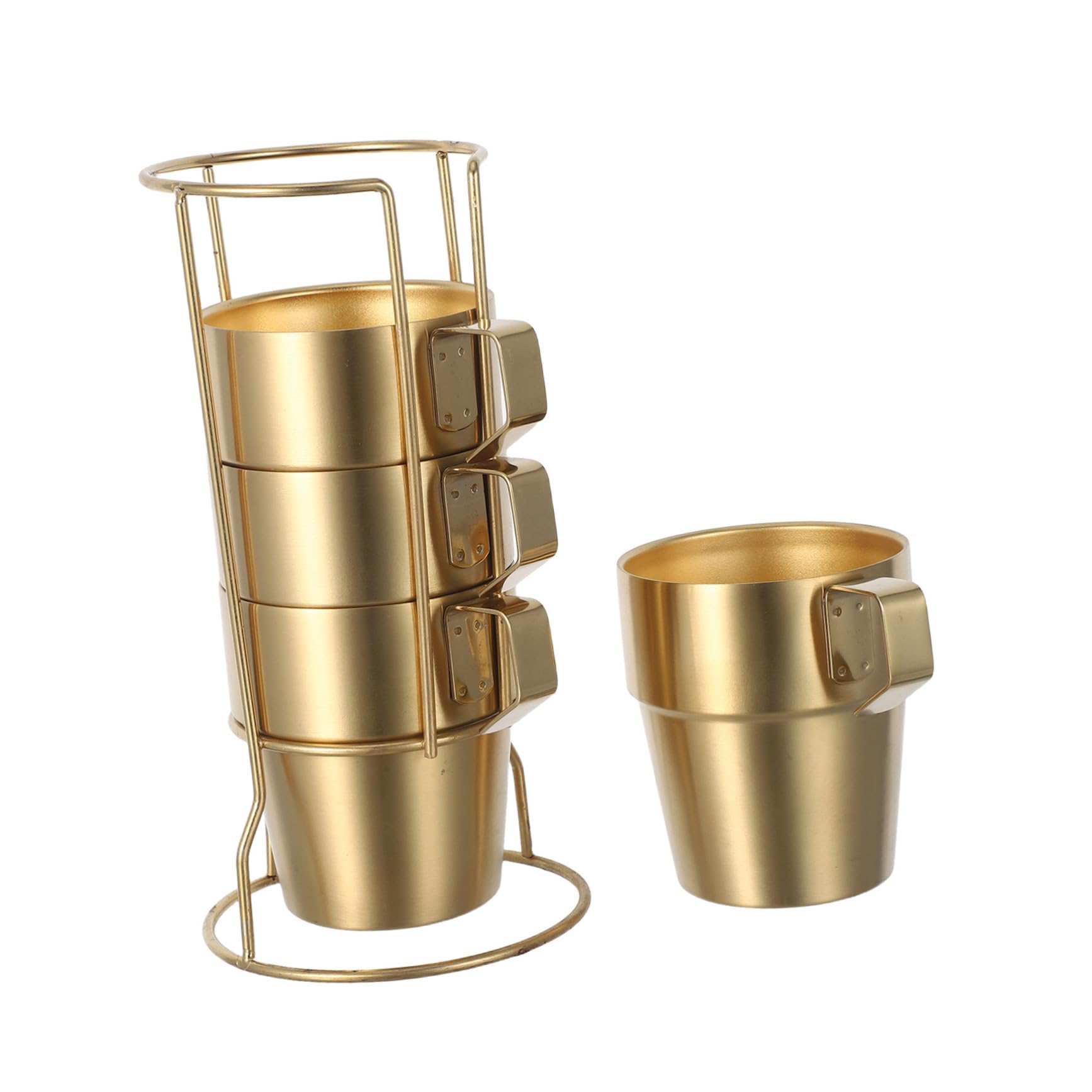 Mipcase Taza Infantil de Acero Inoxidable 300ml con Doble Pared y Asa