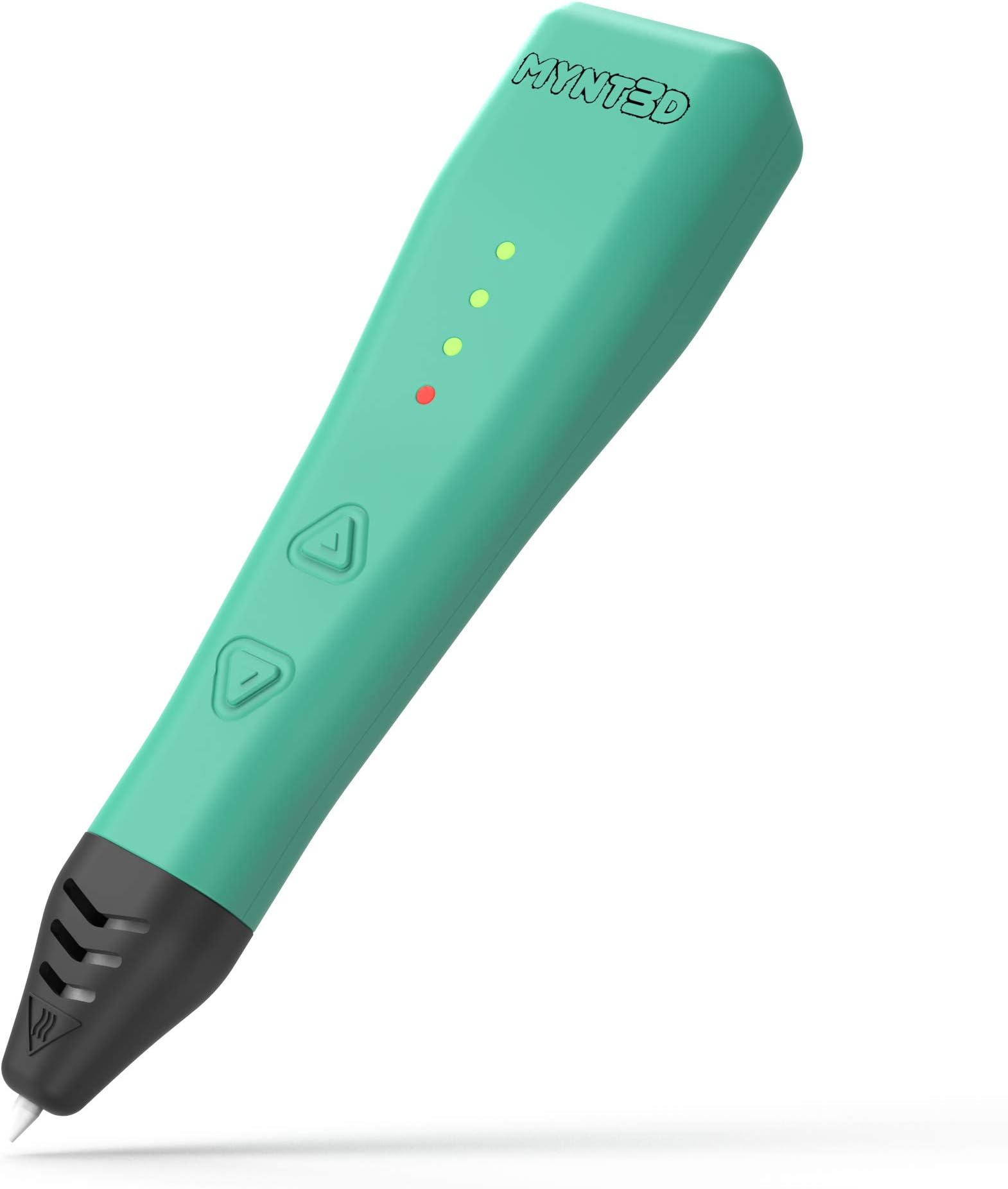 MYNT3D - MP033-GN Basic 3D Pen, 1.75mm ABS and PLA Compatible 3D Printing Pen