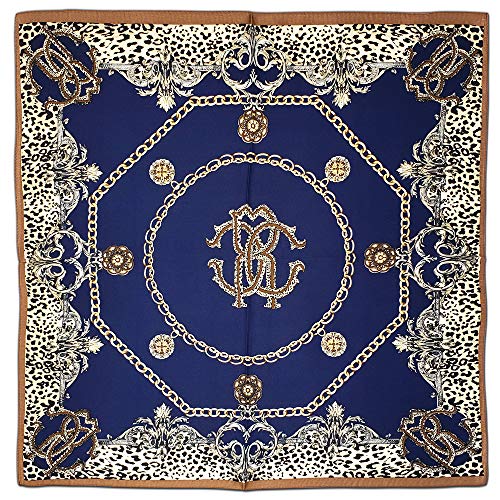 Neckerchief for Women - 100% Mulberry Silk Neck Scarf - Size: 21 x 21 Inches4