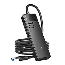 Inateck Hub USB 3.2 a 4 Porte con Cavo 100 CM, Estensione Hub USB A, Splitter di Trasferimento Dati USB 3.2 Gen 2 10Gbps Compatibile con Laptop, PC, MacBook PRO, Air, iMac, Surface PRO, PS 4